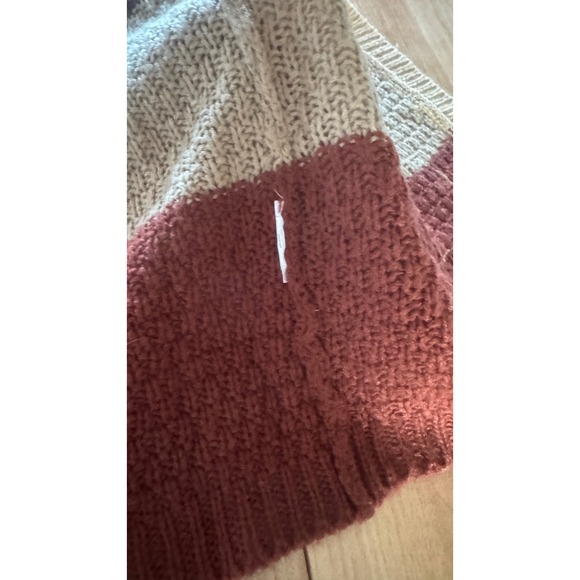 Love Change Italy Womens Large Colorblock Striped Open Front Cardigan Sweater - Picture 3 of 3